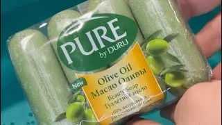 ASMR PURE by DURU🤤🧼🫧🤍 SOAP / SOAPY SOAP 🧼😄🫧😻🧽🤍 #soap #soapasmr #soapcutting #asmr