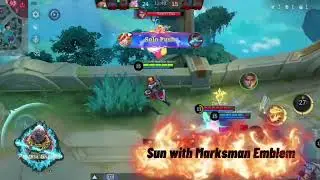 Marksman emblem kay sun? 😱😱😱#MLBBMythicChallenge #follower #followerseveryonehighlights #MLBB