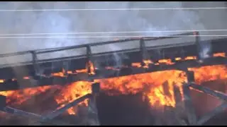 BENICIA PIER FIRE: Dock On Benicia Waterfront Erupts In Flames; Firefighters Battle 4-Alarm Blaze