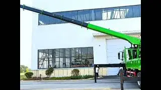 5 ton telescopic boom truck mounted crane