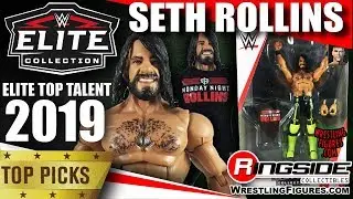 WWE FIGURE INSIDER:  SETH ROLLINS - MATTEL WWE ELITE TOP TALENT 2019!!!
