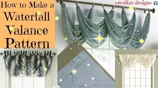 How to make a Waterfall Valance Pattern