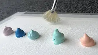 The moment the brush applied 5 lumps of paint, it was so stress free!
