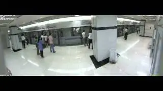 MOBOTIX Panorama 180&deg;: Subway Station