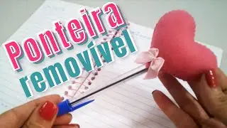 COMO FAZER PONTEIRA DE LÁPIS REMOVÍVEL  - Passo a Passo fácil | FAÇA VOCÊ MESMO
