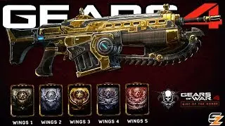 Gears of War 4 New Wings Re Ups, Wings Weapon Skins & How to Unlock them!