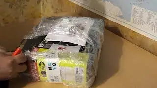 Распаковка технического фена Ryobi EHG2020LCD  купленного 11/07/2020 на MOYO