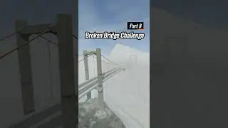 Broken Bridge Challenge Part 8 #beamngdrive #brokenbridge #subscribe #shorts