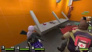 Left 4 Dead 2 - orange gray box 3. map 2. 2/5. сточная труба. часть 2.