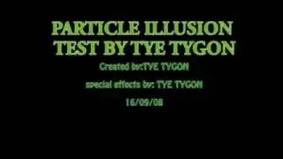 particle illusion test by tye tygon