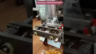 Automatic Nitrogen Filling Snacks Biscuit Cracker Chips Vertical Fill Form Seal VFFS Packing Machine