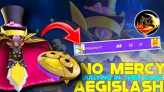 AEGISLASH BULLY THEM IN THEIR BASE WITH BEST EMBLEM BUILD OF BROKEN SACRED SWORD | POKEMON UNITE