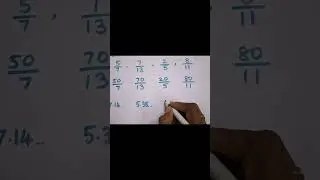&ldquo;Fractions to decimals = easy comparison#EducationReels#EasyMaths#Middleschoolmath#LearnMaths