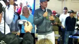 Lance Armstrong at 2009 Leadville Trail 100 Mtn Bike awards ceremony