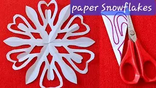 Snowflake Paper Craft | Paper Snowflake ❄️ ❄️ #snowflake  #papercraft