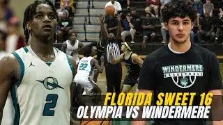 theFAQmedia 2023 FLORIDA Basketball State Tournament 7A SWEET 16 / #1 OLYMPIA vs #4 WINDERMERE