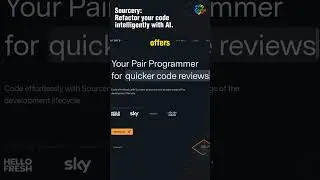Sourcery   Refactor your code intelligently with AI  #coding #ainews #aitechnology #viral #ai