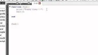 ROBLOX Scripting Tutorials 4 - Functions