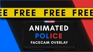 FREE GTA/POLICE/LSPDFR Twitch Face cam Overlay (Animated) - + PSD FILES!