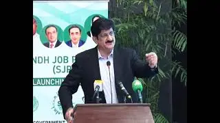 CM Murad Ali Shah | Sindh CM addresses the launching ceremony of the (SJP) held at CM House.