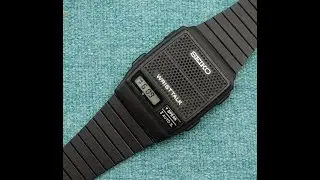 1987 Seiko Wristtalk men's vintage talking watch in superb condition.&nbsp; Model reference A964-4A00.
