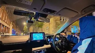 1AM drive through empty streets 