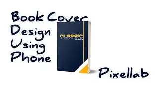 Book cover design with phone