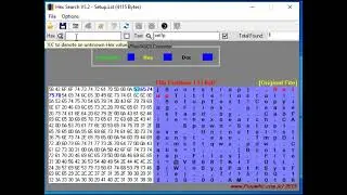 Progwhiz Hex Editor Wild Card Search Advanced