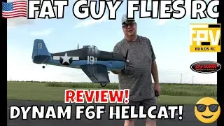 DYNAM F6F HELLCAT REVIEW by FGFRC #rcplane #aviation #rcbfans #rc