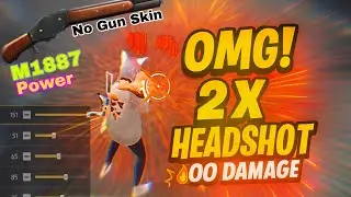 MAX RED DAMAGE! CRAZY ONE TAP + DOUBLE HEADSHOT | Free Fire Pro Aim 🔥