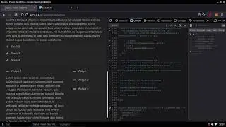 Panel’s Stacks + SortableJS = Widget GUI System