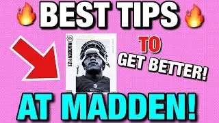 my BEST TIPS to become a BETTER MADDEN PLAYER in madden 21!