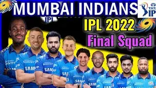 TATA IPL 2022 Mumbai Indians Final Squad || MI Squad 2022 || Mumbai Indians Squad 2022 || ipl 2022