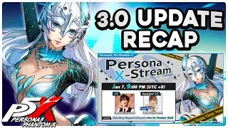 ВСЁ ОБ ОБНОВЛЕНИИ 3.0! ПЛАН LUFELS, УСИЛЕНИЯ MONT И МНОГОЕ ДРУГОЕ! - Persona 5: The Phantom X