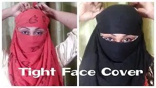 Very tight 3 layer scarf face cocer