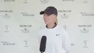 Frida Kinhult Saturday Flash Interview 2022 AmazingCre Portland Classic &middot; Round 3