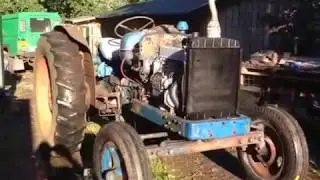 Fordson Major first startup after full engine rebuild