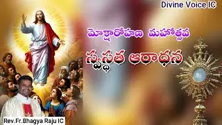Ascension of the lord Healing Adoration || Rev.Fr.Bhagya Raju IC || Rosminians || 01-06-2025
