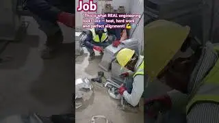 .&ldquo;This is what REAL engineering looks like &mdash; heat, hard work, and perfect alignment! 💪⚙️#ductcutting