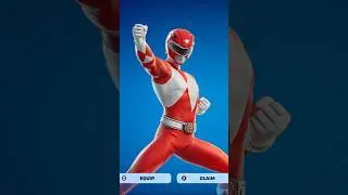 How To Get Red Power Ranger Skin For FREE! (Fortnite)