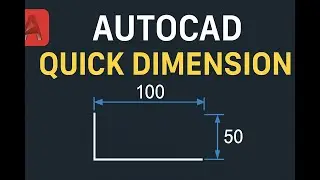 Quick Dimension [Autocad] # ytshort video# Design v. #architectural