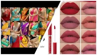 How to find the perfect lipstick shade for you ǀ How to pick the best lipstick shades for your saree