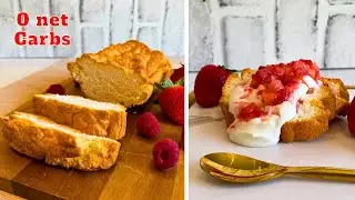 Keto Angel Food Cake or Strawberry Short Cake | A 2-in-1 0 net Carb Recipe #recipe #ketocake #cake