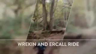 Wrekin and Ercall ride. Jumps and crash. Downhill