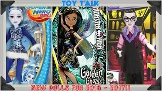 DC SUPER HERO GIRLS FROST DOLL, MONSTER HIGH FAMILY DOLLS & GARDEN GHOULS | TOY TALK!