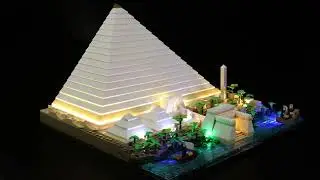 BrickBling Light Kit for LEGO The Great Pyramid of Giza 21058