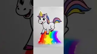 Let's draw a unicorn.🦄✨️ #drawing #aianimation #art