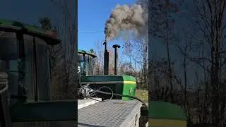 Просыпаюсь на тракторе John Deere 1974 года выпуска 💪