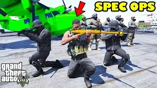 Franklin Become Spec Ops Commander To Arrest Minister In GTA 5 | SHINCHAN and CHOP