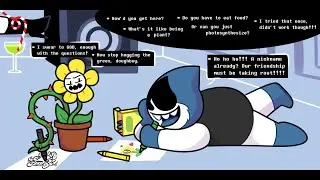 Flowey In The Dark World! (Deltarune Comic Dub)